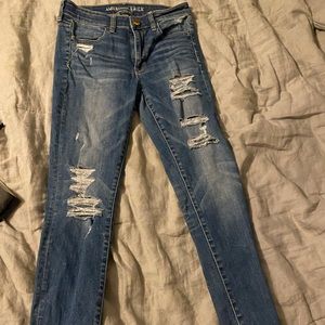 American Eagle distressed jeans